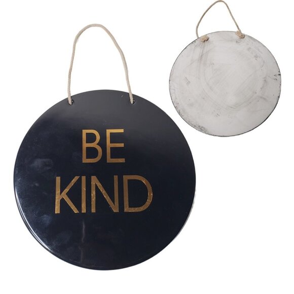 Set of 3 Ceramic Inspirational Quote Circular Wall Hangers, Home/Office/Room - Picture 3 of 4
